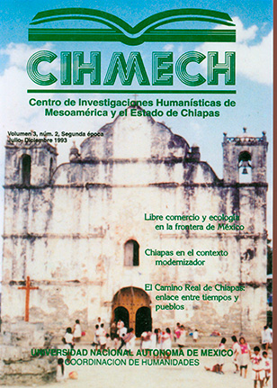 Revista del  Centro de Investigaciones Humanísticas de Mesoamérica y el Estado de Chiapas (Vol. 3, Núm. 2)