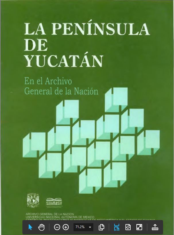 La península de Yucatán en el Archivo General de la Nación